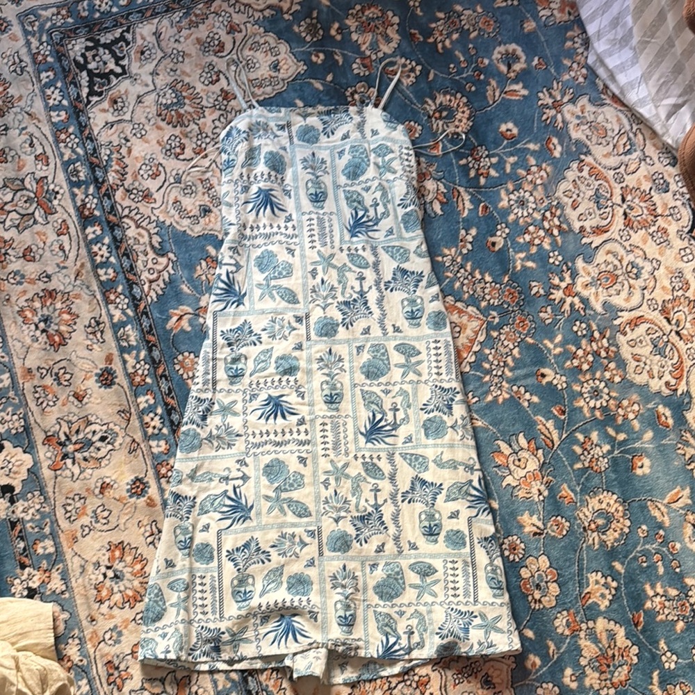 Beachy linen dress